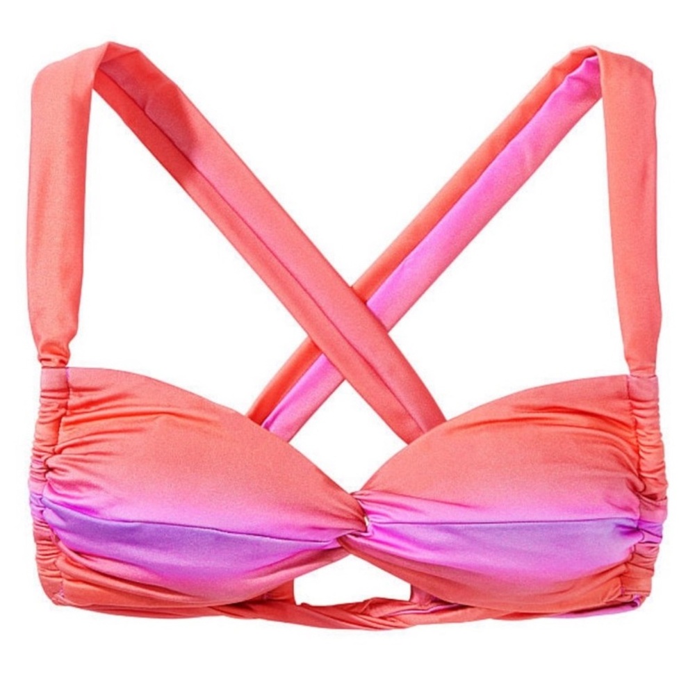 NWT Victorias Secret Sunset Ombré Bikini Top Swimsuit